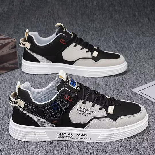 Herren Sportliche Lifestyle-Sneaker mit modischem Design und rutschfester Sohle R&B
