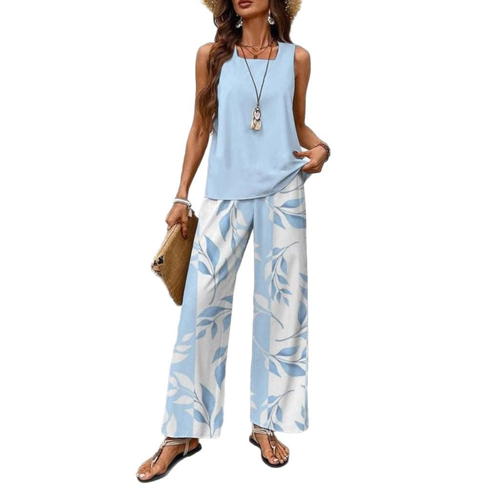 Damen Lässiges Set mit weitem Schnitt und floralem Design R&B