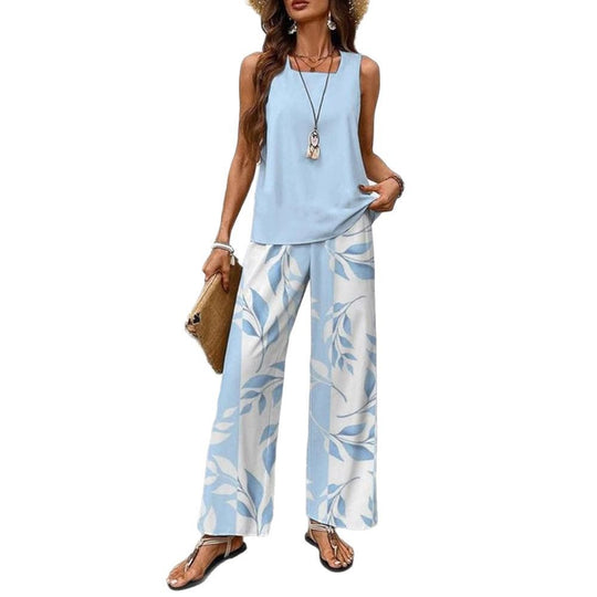 Damen Lässiges Set mit weitem Schnitt und floralem Design R&B