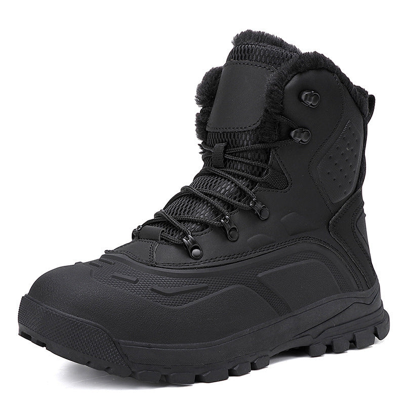 Damen wasserdichte Winterstiefel mit isolierender Fütterung und griffiger Profilsohle