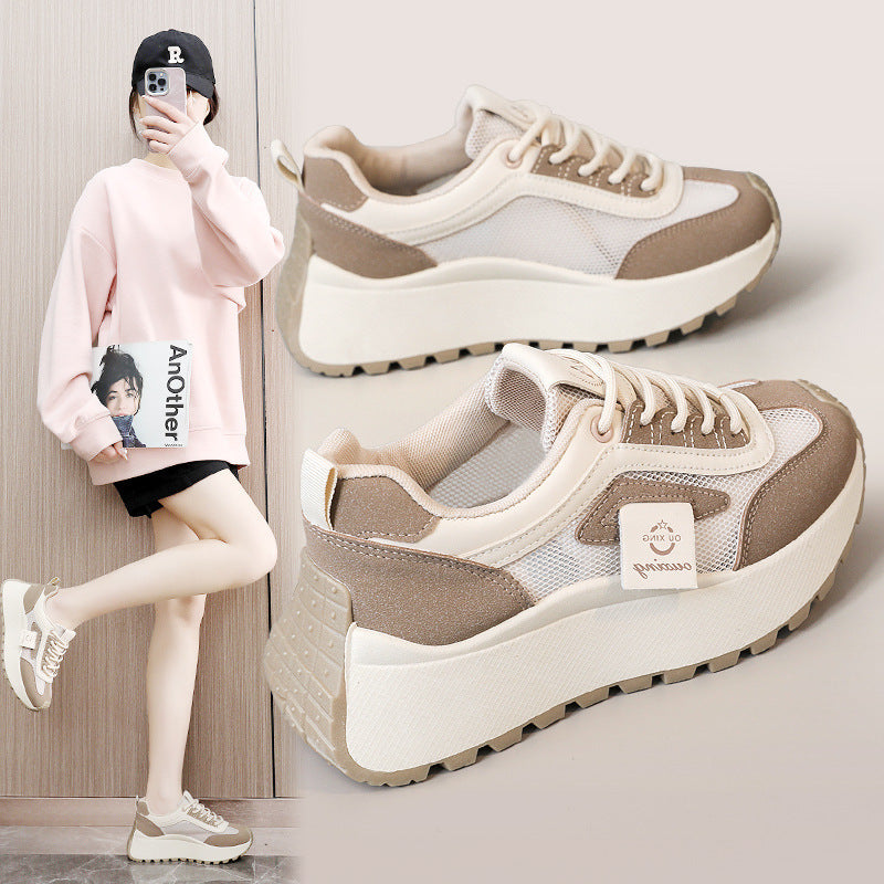Damen Sportliche Komfort-Sneaker mit atmungsaktivem Mesh-Obermaterial und dämpfender Sohle R&B