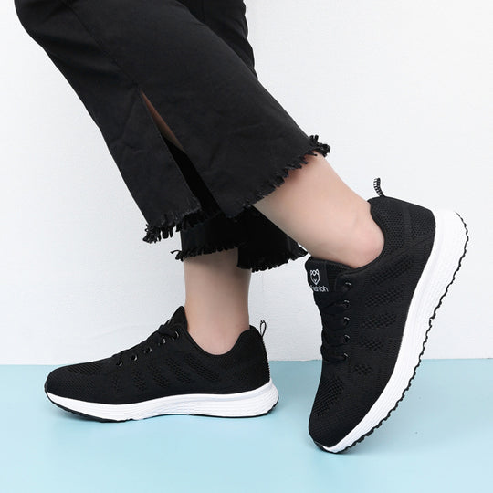 Damen Leichte und atmungsaktive Sport Sneakers mit flexibler Laufsohle R&B