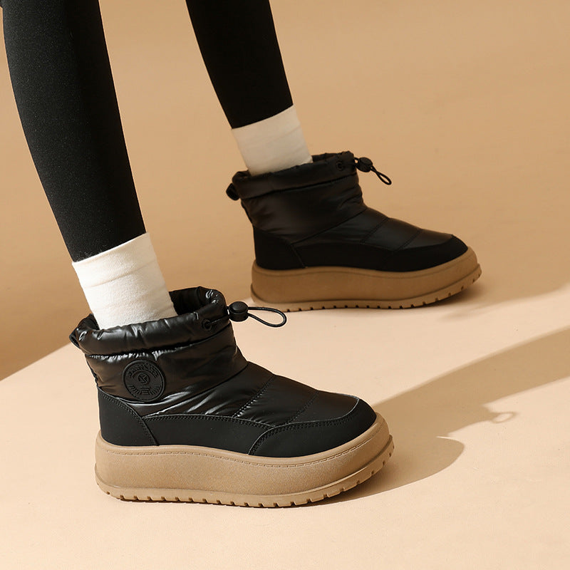 Damen Winterliche Stiefel mit dämpfendem Sohlenprofil und elastischem Schaft R&B
