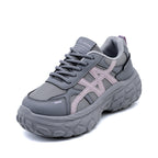Damen Chunky Sneakers mit atmungsaktivem Mesh-Obermaterial und stoßdämpfender Sohle R&B