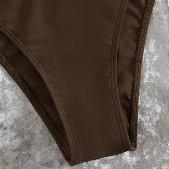 Damen Cut-Out Badeanzug mit einzigartigem Ringdetail R&B