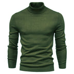 Herren modischer Rollkragenpullover aus feiner Merinowolle R&B