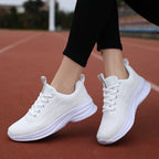 Damen Sportliche Knit-Sneaker mit atmungsaktiver Mesh-Oberfläche und rutschfester Sohle