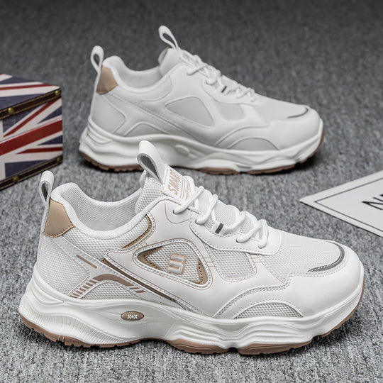 Damen Sportliche Sneakers mit atmungsaktivem Mesh-Obermaterial und rutschfester Außensohle R&B