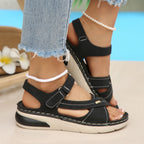Damen Komfortable Riemchensandalen mit atmungsaktiver Sohle R&B