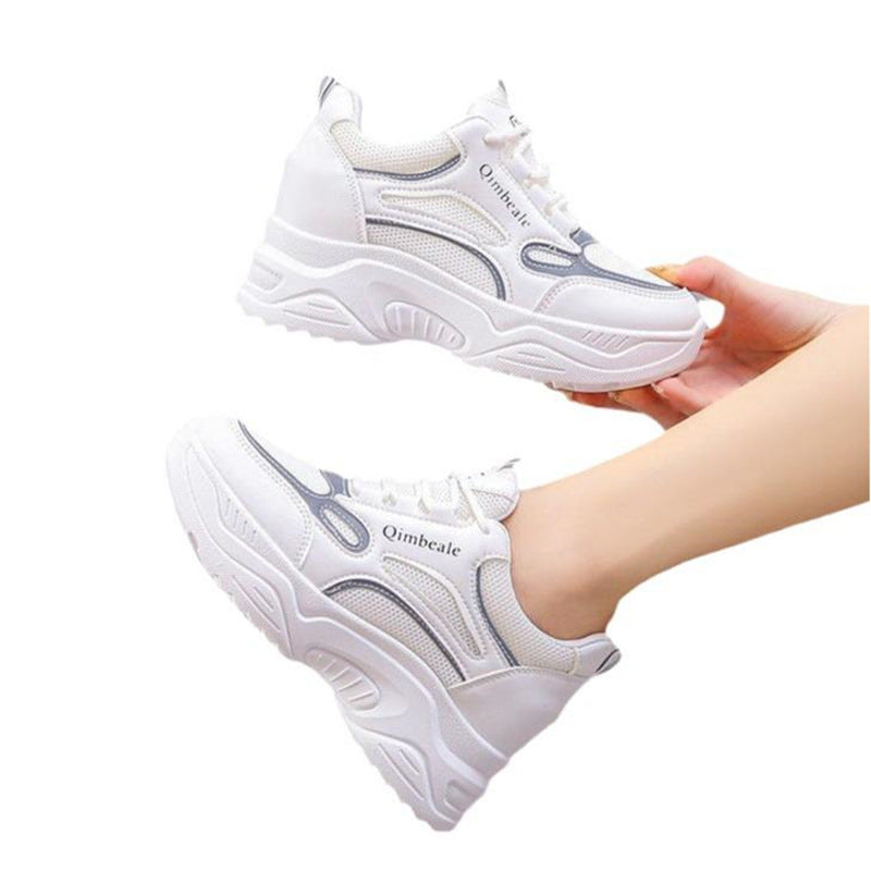 Damen Sportliche Sneakers mit dämpfender Laufsohle und atmungsaktiven Mesh-Einsätzen R&B