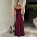Damen Elegantes Abendkleid mit Wunderschönen Floral Mustern und Raffinierten Details R&B