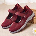 Damen Atmungsaktive Slip-On Sportschuhe mit verstellbarem Klettverschluss R&B