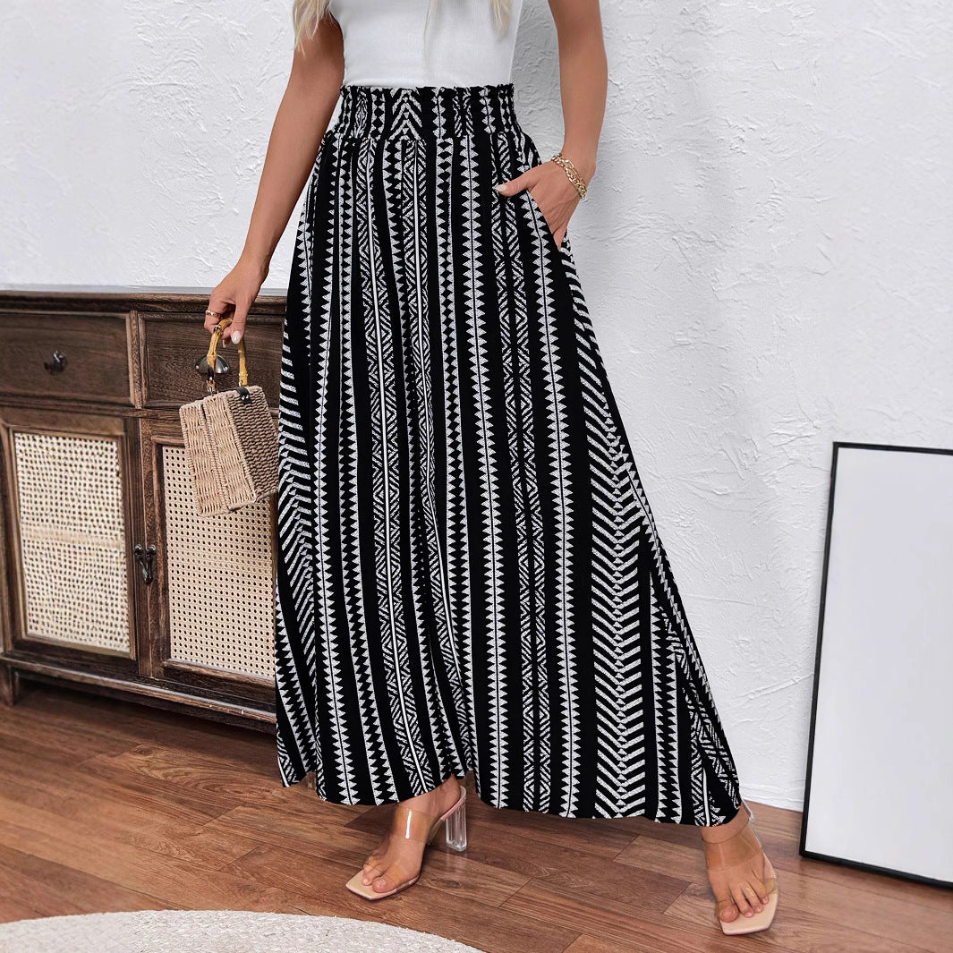 Damen Weit geschnittene elegante Sommerhose R&B