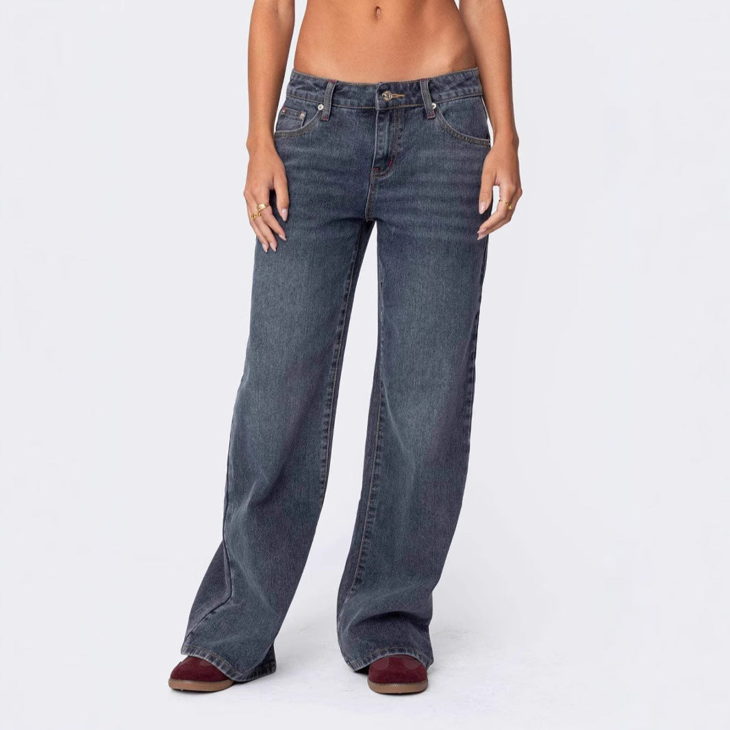 Damen Weite Jeanshose R&B