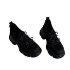 Damen modische Chunky Sneakers mit atmungsaktivem Obermaterial und rutschfester Sohle R&B