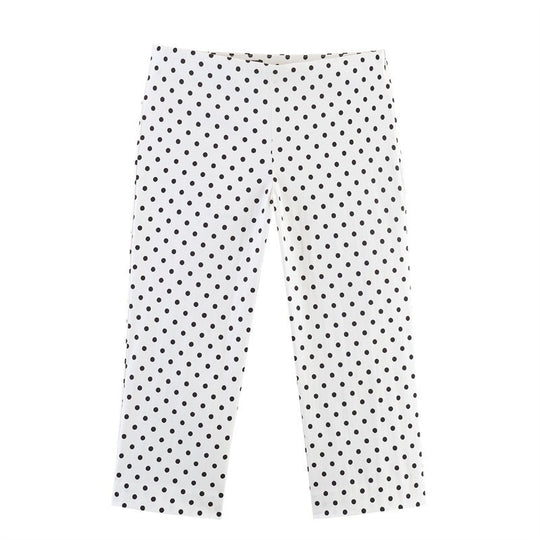 Damen Modische Culotte-Hosen im zeitlosen Punkte-Design R&B
