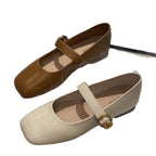 Damen elegante Ballerinas mit dekorativem Riemen und komfortablem Fußbett R&B