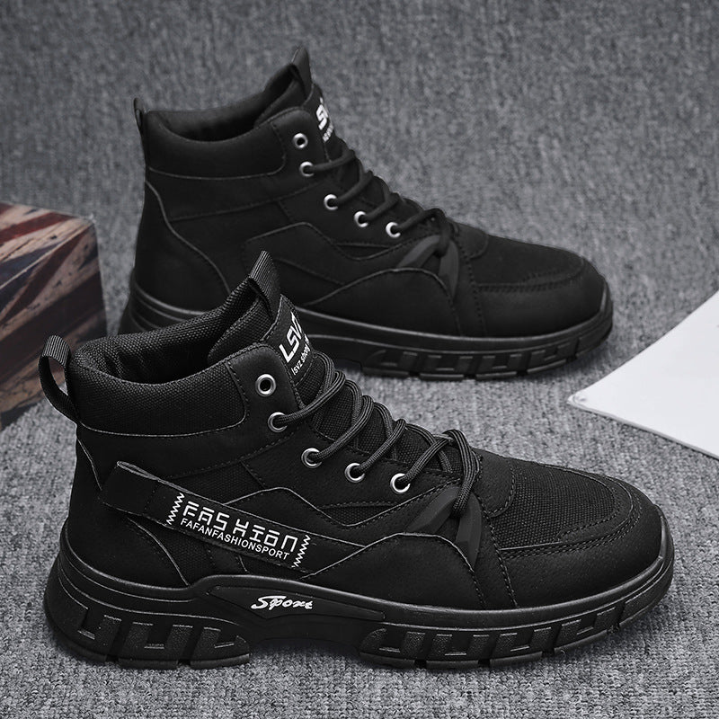Damen Sportliche High-Top Sneakers mit verstärktem Fersenbereich und isolierter Innensohle R&B