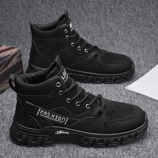 Damen Sportliche High-Top Sneakers mit verstärktem Fersenbereich und isolierter Innensohle R&B