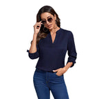 Damen Elegantes und modernes Blusenshirt R&B
