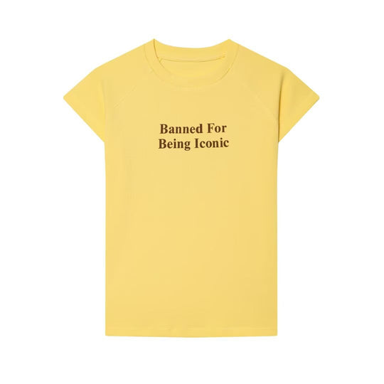 Damen T-Shirt mit modernem Schriftzug und lässigem Schnitt R&B