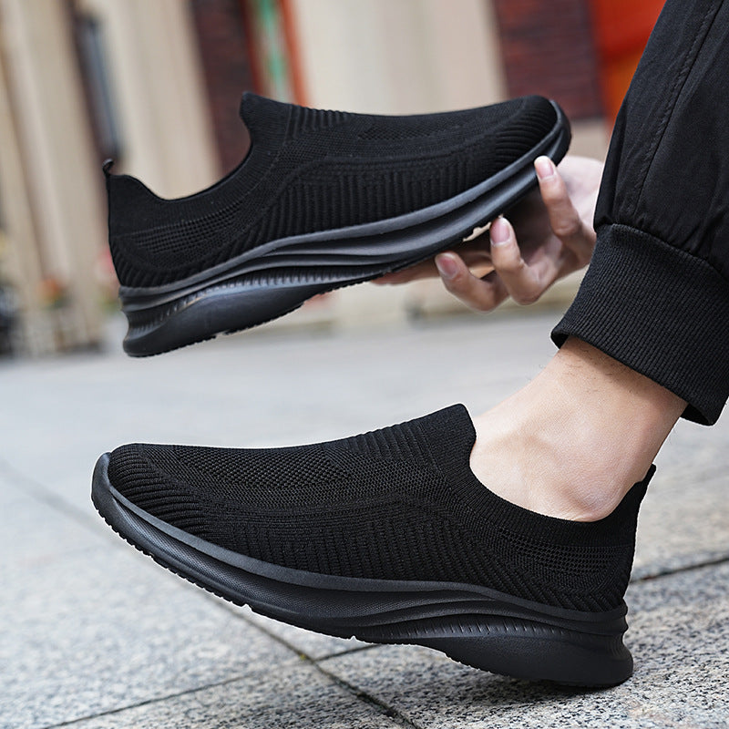 Damen Komfortable Slip-On Sneakers mit atmungsaktiver Mesh-Konstruktion R&B
