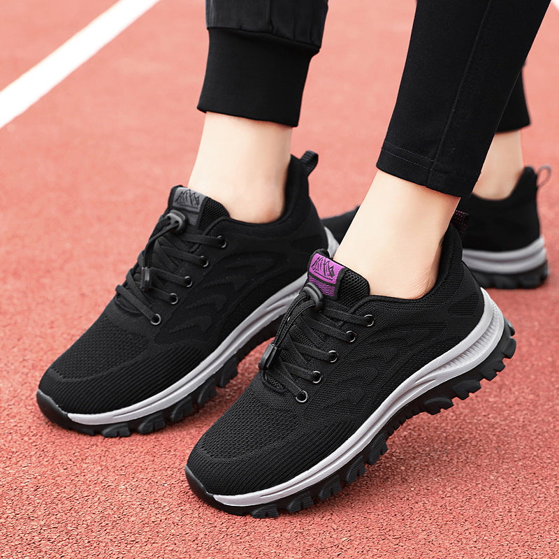 Damen Sportliche Lauf-Sneaker mit innovativem Schnellschnürsystem R&B