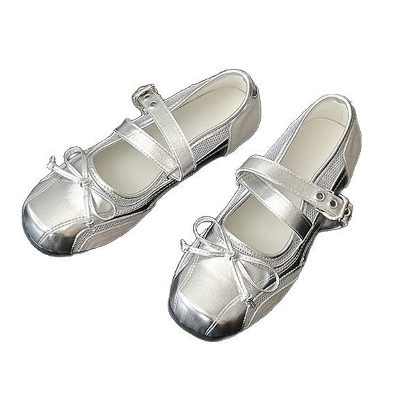 Damen Ballerinas mit modischen Schnallen und elegantem Design R&B