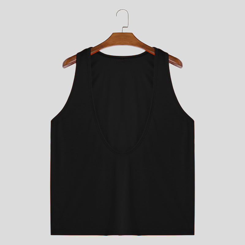 Herren Sportliches Ärmelloses T-Shirt aus atmungsaktivem Material R&B