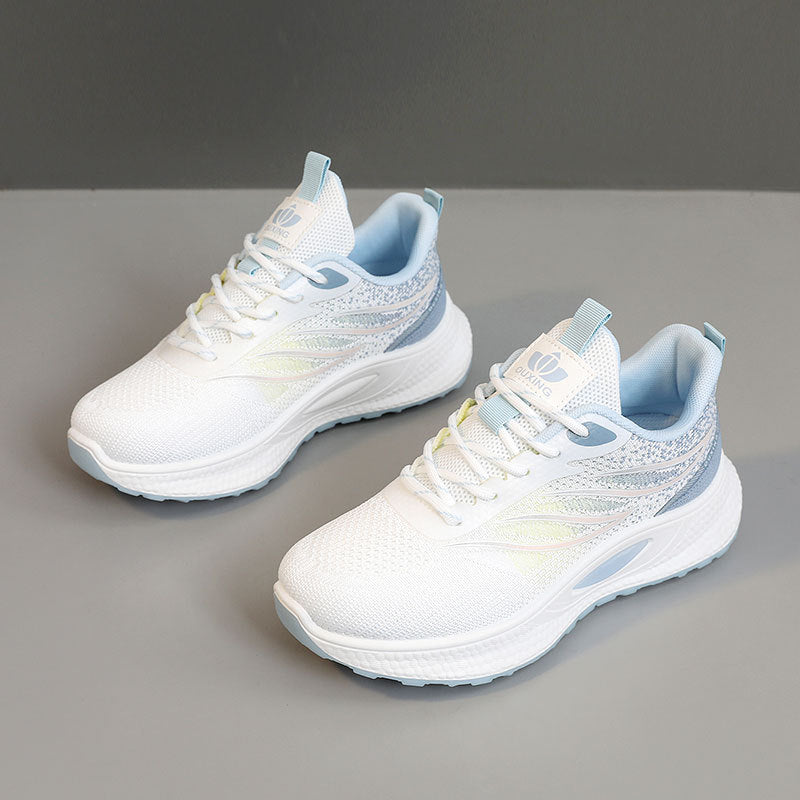 Damen sportliche Laufschuhe mit atmungsaktiver Oberfläche und dämpfendem Sohlenprofil R&B