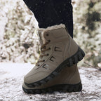 Damen isolierte Winterstiefel mit rutschfester Sohle und wärmendem Innenfutter R&B