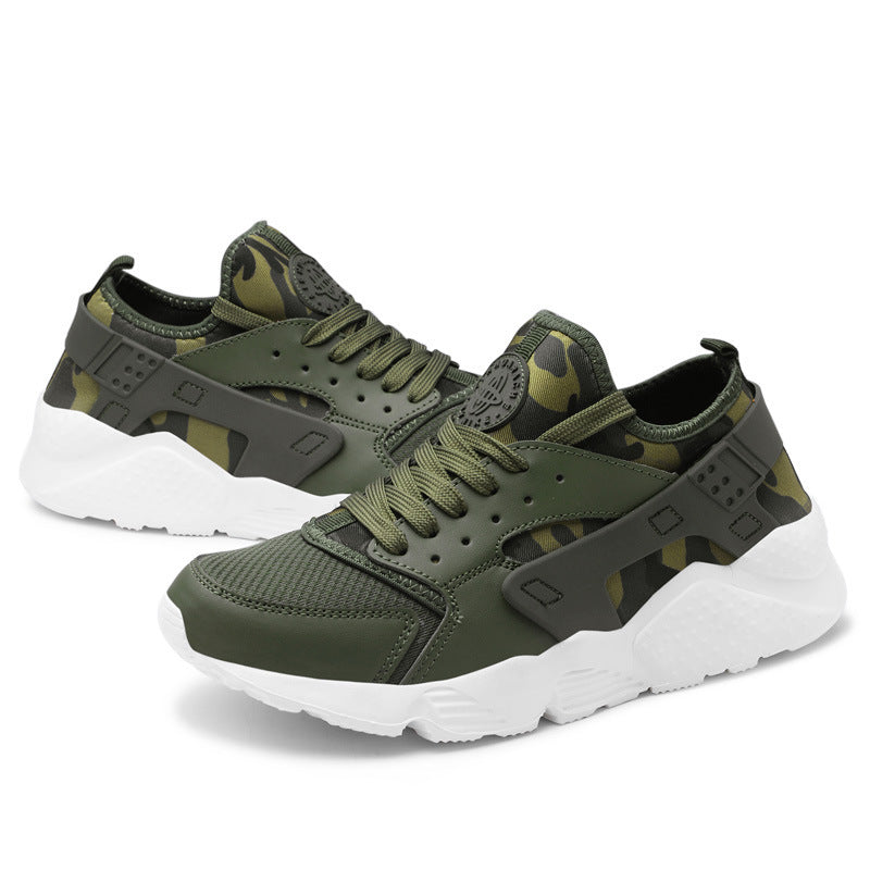 Damen sportliche Sneaker mit atmungsaktiver Oberflächenstruktur und rutschfester Sohle R&B
