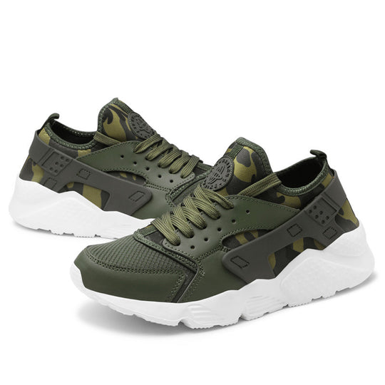 Damen sportliche Sneaker mit atmungsaktiver Oberflächenstruktur und rutschfester Sohle R&B