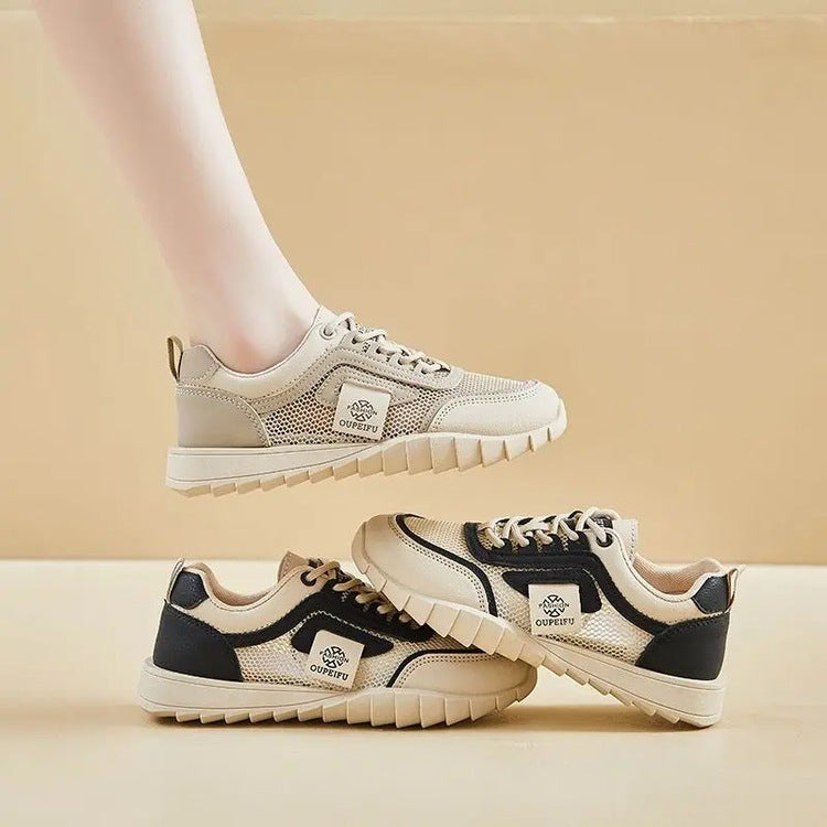 Damen Komfortable Sport-Sneaker mit atmungsaktive Obermaterial und robustem Sohlenprofil R&B