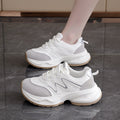 Damen modische Chunky Sneakers mit atmungsaktiver Oberfläche und stabiler Profilsohle R&B