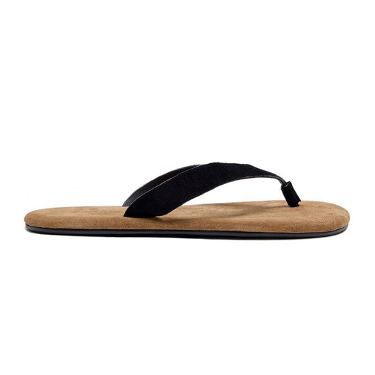 Damen Zehentrenner-Sandalen mit ergonomischem Fußbett und schmalem Riemendesign R&B