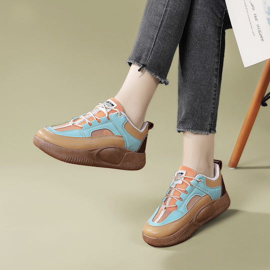 Damen Sportliche Sneakers mit ergonomischer Fußbettgestaltung und vibrierender Laufsohle R&B