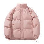 Damen gesteppte Winterjacke mit isolierendem Futter und hohem Kragen R&B