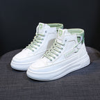 Damen High-Top Sneakers mit innovativem Schnürsystem und atmungsaktivem Innenfutter R&B