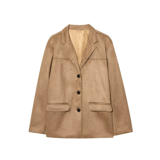 Damen eleganter und modischer Blazer mit praktischen Taschen R&B
