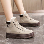 Damen Winterliche High-Top Sneakers mit warmem Innenfutter und rutschfester Sohle R&B