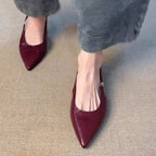 Damen Slingback-Ballerinas mit elegantem Cut-Out und bequemer Passform