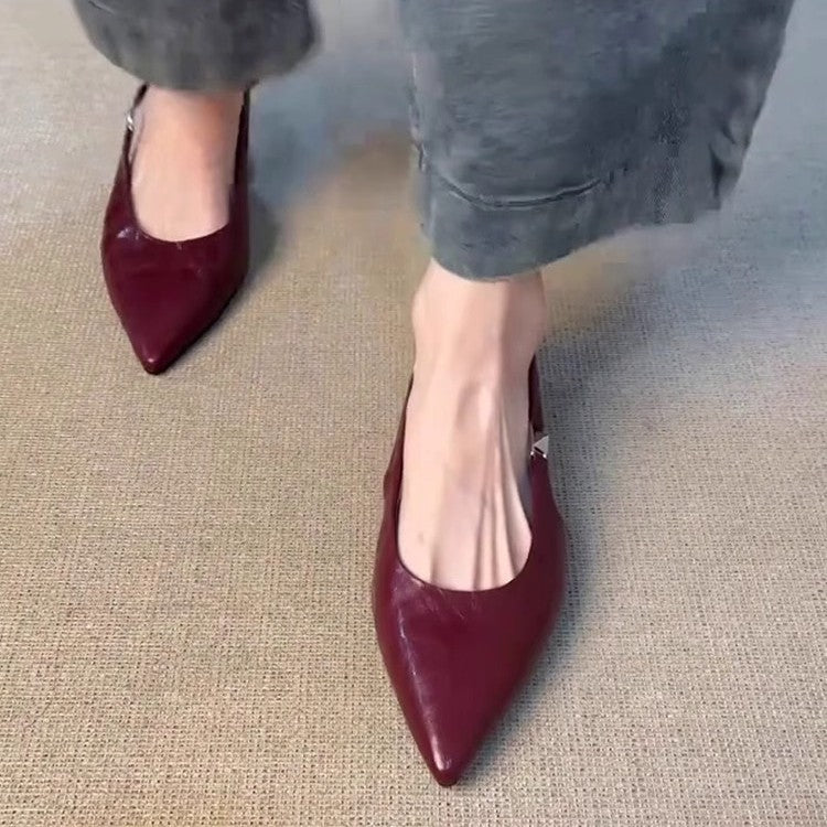 Damen Slingback-Ballerinas mit elegantem Cut-Out und bequemer Passform