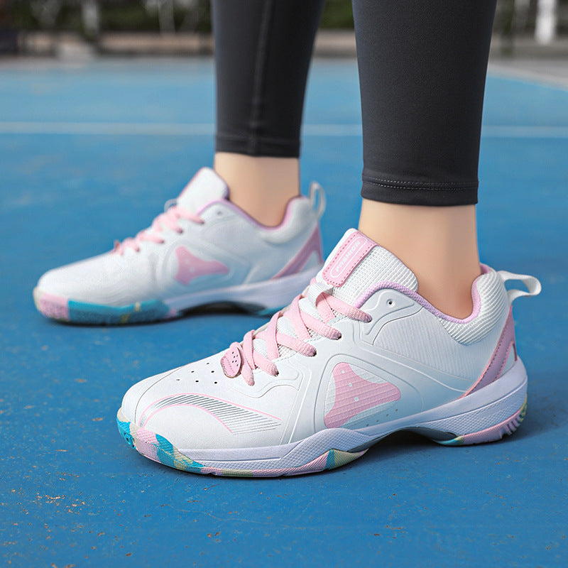 Damen Sportliche Badminton-Sneaker mit dämpfender Sohle und atmungsaktivem Obermaterial R&B
