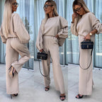 Damen Elegantes und lässiges Lounge-Set mit weitem Schnitt R&B