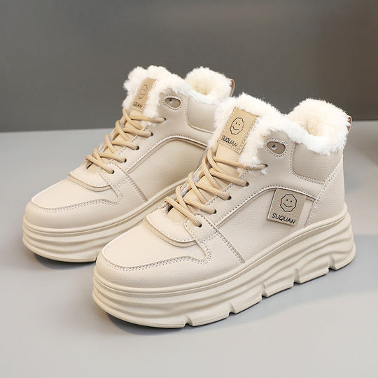 Damen Chunky Winter Sneakers mit kuscheligem Innenfutter und rutschfester Sohle R&B