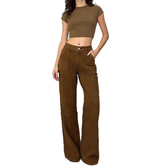 Damen Cargo-Hose im lässigen, weiten Schnitt mit praktischen Seitentaschen R&B