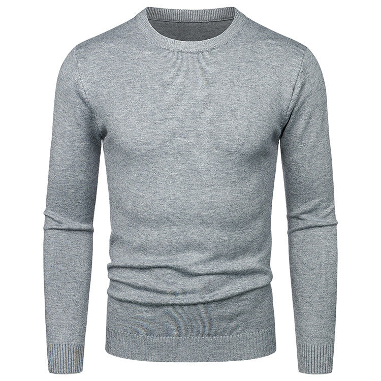 Herren Rundhalspullover aus weichem Material R&B