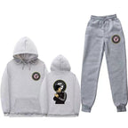 Damen Set aus Kapuzenpullover und Jogginghose mit einzigartigem Druck
