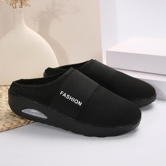 Damen Komfortable Slipper mit atmungsaktivem Obermaterial R&B